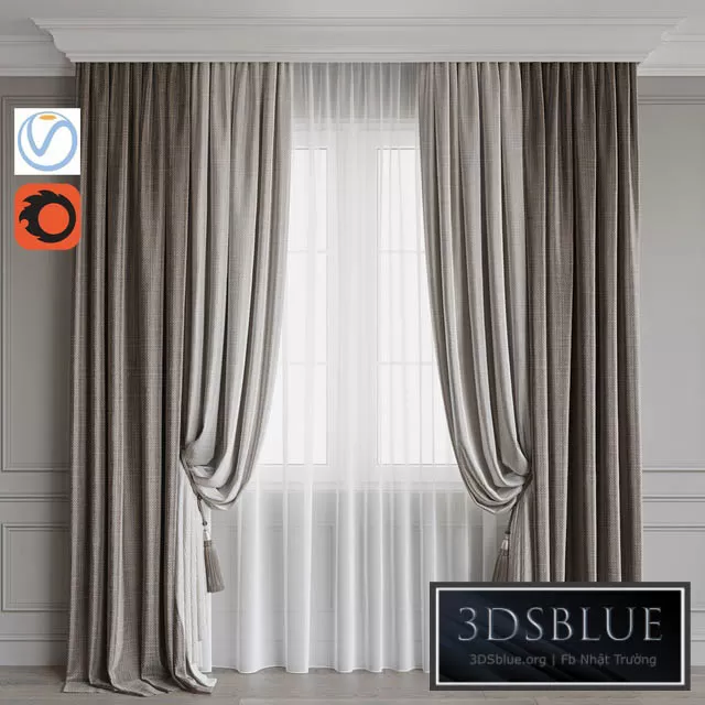 DECORATION – CURTAIN – 3DSKY Models – 2650