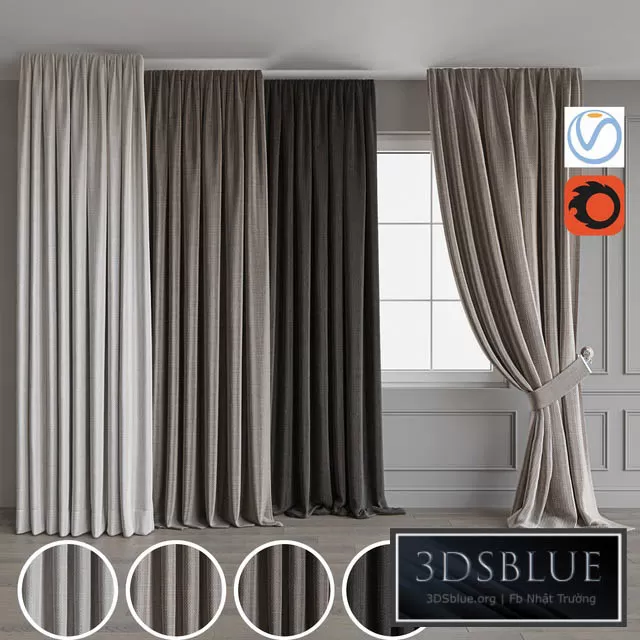 DECORATION – CURTAIN – 3DSKY Models – 2651