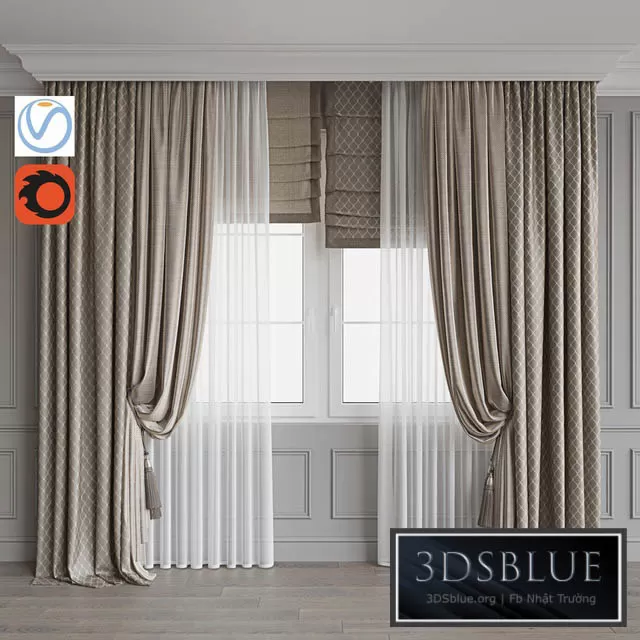 DECORATION – CURTAIN – 3DSKY Models – 2653