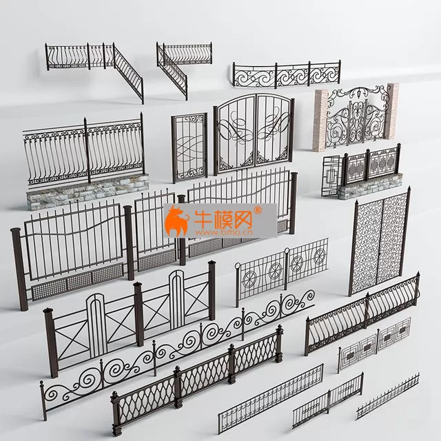 Amb_Wrought iron fences – 980 Amb_Wrought iron fences – 980