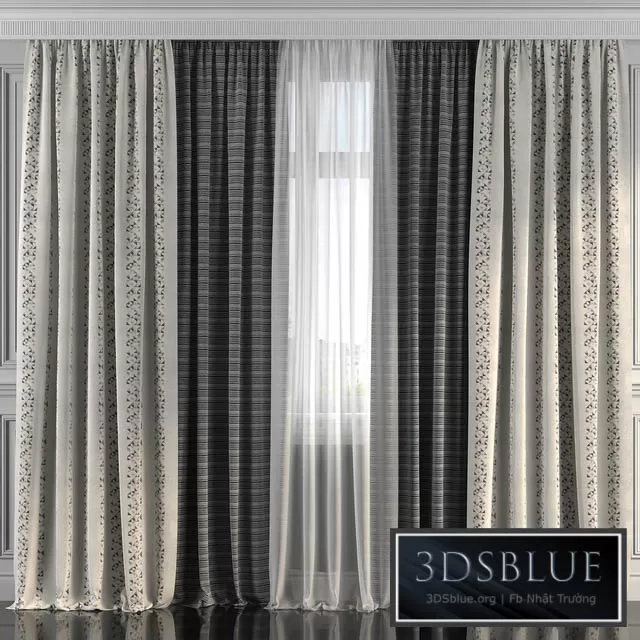 DECORATION – CURTAIN – 3DSKY Models – 2656