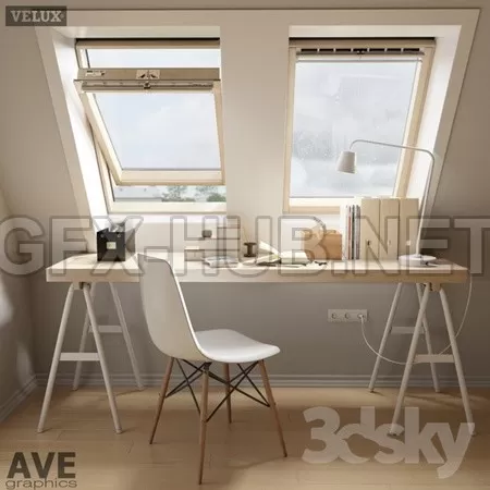 AVE mansard VELUX windows set – 1055 AVE mansard VELUX windows set – 1055
