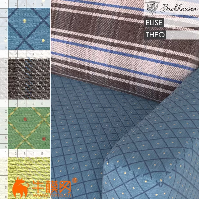 Backhausen Fabric ELISE, THEO – 1069 Backhausen Fabric ELISE, THEO – 1069