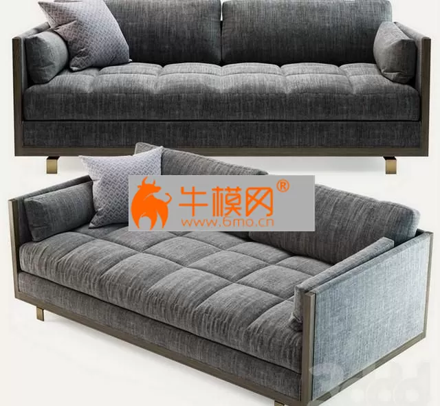 Baker FRAMEWORK LOVESEAT No.6732L – 1083 Baker FRAMEWORK LOVESEAT No.6732L – 1083