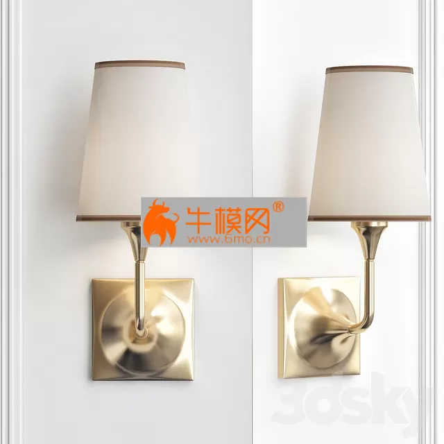 Baker Lur Wall Sconce – 1084 Baker Lur Wall Sconce – 1084