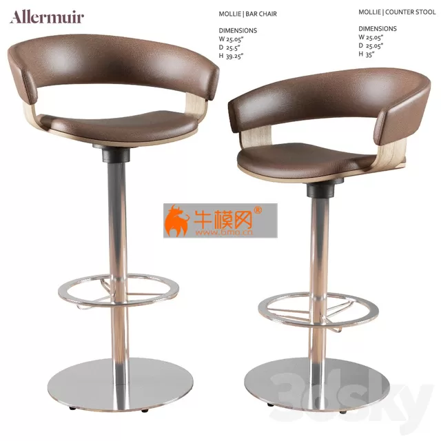 Barstool and Counter Stool Mollie Allermuir – 1123 Barstool and Counter Stool Mollie Allermuir – 1123