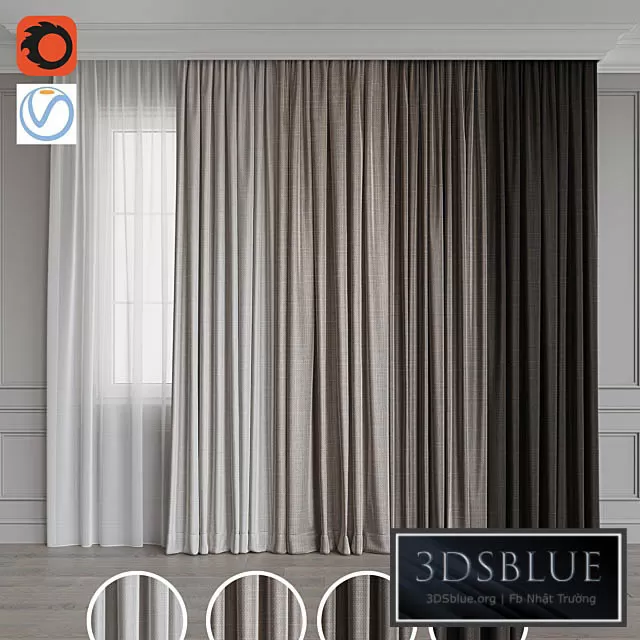 DECORATION – CURTAIN – 3DSKY Models – 2670