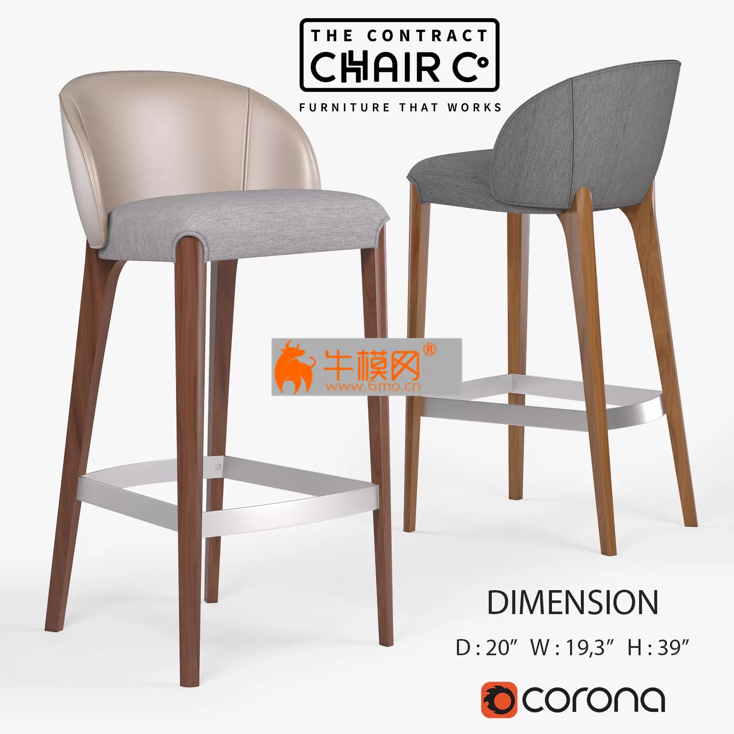 BELLEVUE BARSTOOL – 1146 BELLEVUE BARSTOOL – 1146