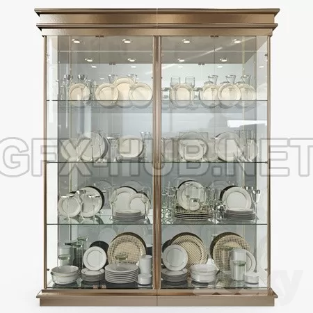 Birgit Israel Pair of american brass display cabinets – 1167 Birgit Israel Pair of american brass display cabinets – 1167