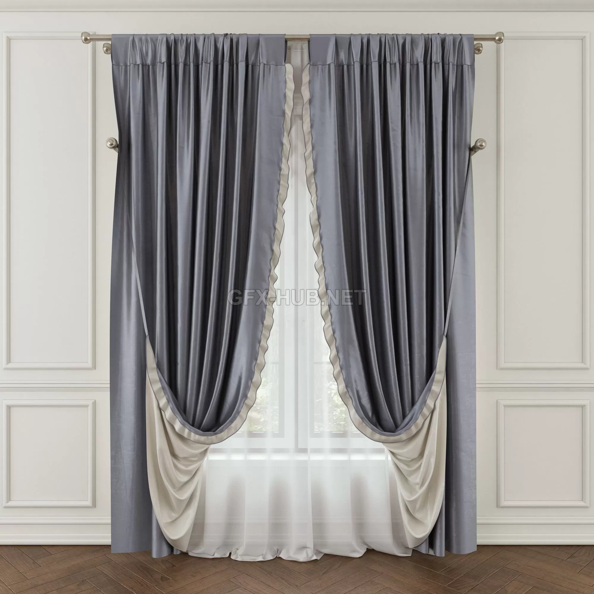 Blind with garter – 1185 Blind with garter – 1185