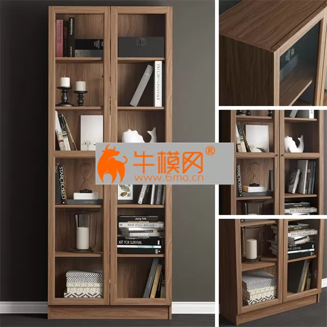 Bookcase billy oxberg – 1221 Bookcase billy oxberg – 1221