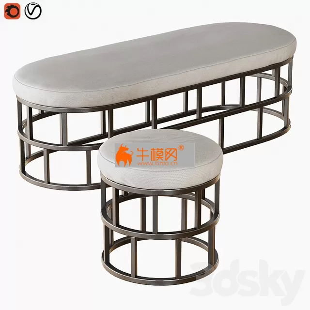 Bucket and pouf Riviera – 1260