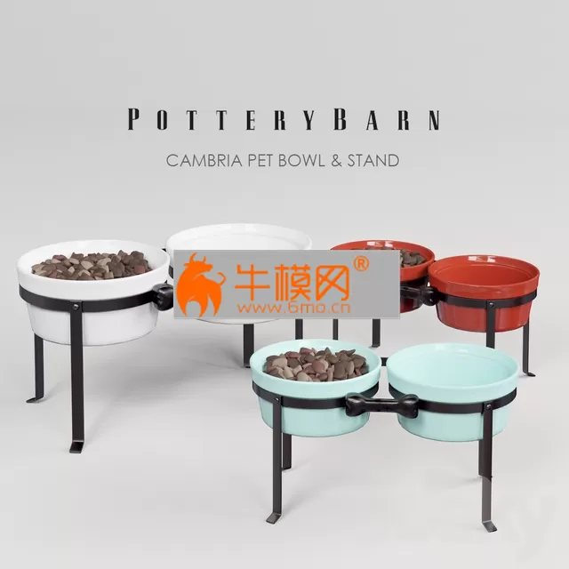 Cambria Pet Bowl & Stand – 1301