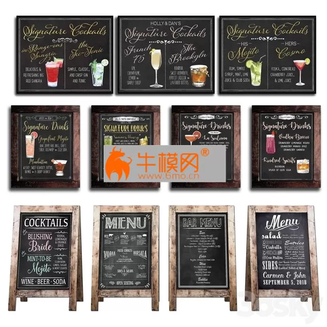 Chalkboard for cafe 1 – 1373
