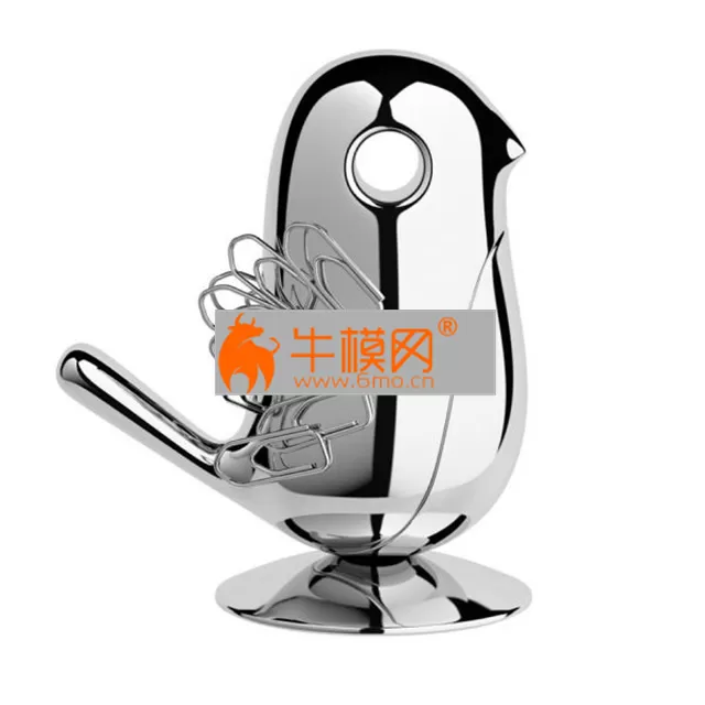 Chip Magnetic Paper Clip Holder by Alessi – 1405 Chip Magnetic Paper Clip Holder by Alessi – 1405