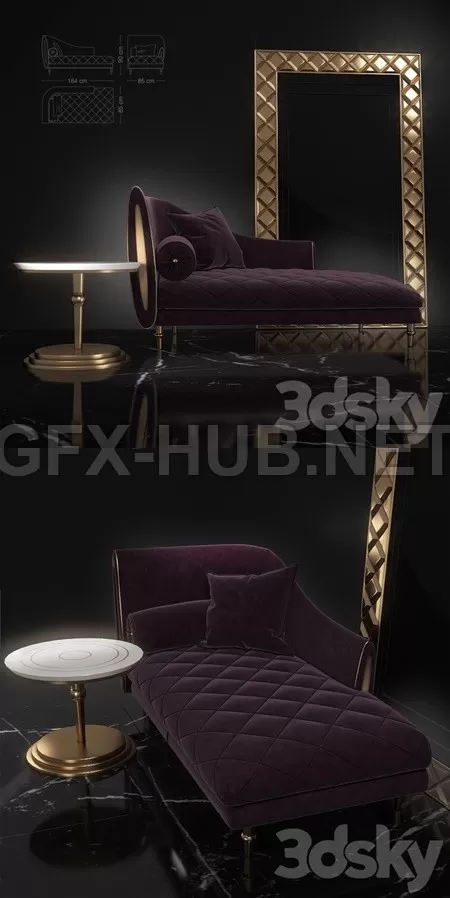 Couch Sipario from Arredoclassic – 1542 Couch Sipario from Arredoclassic – 1542