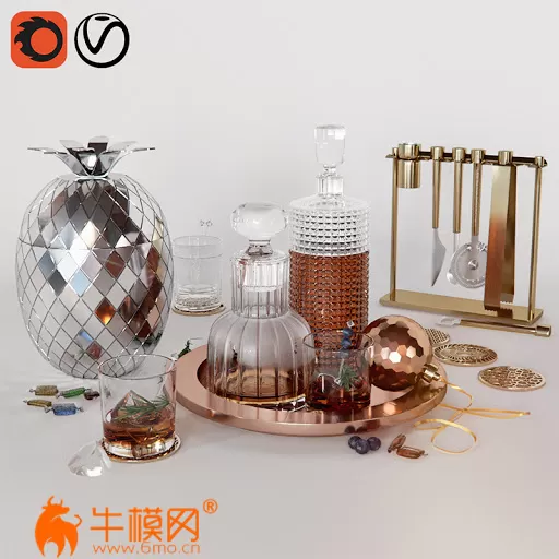 Dekor set  with rosemary and sweets – 1588