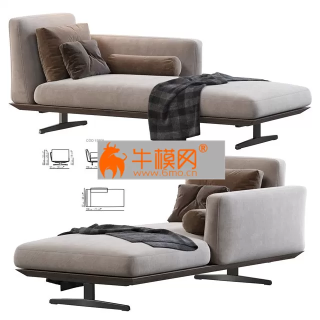 Evergreen Chaise Longue – 1716