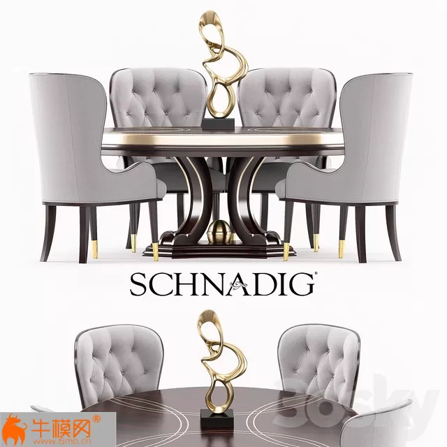 Everly dinning set – 1718