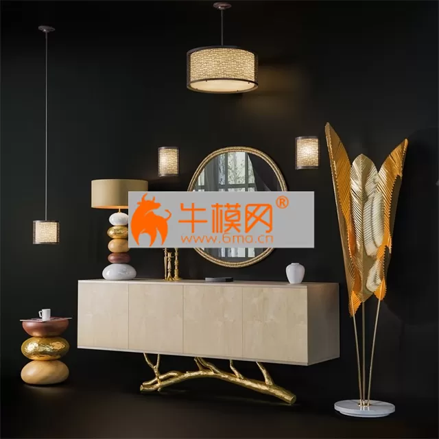 Feiss Joplin and Ginger & Jagger set – 1743