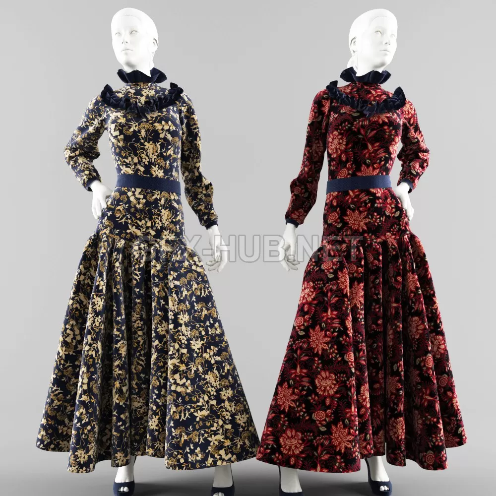 Female mannequin Clothes 06 (max, obj) – 1746