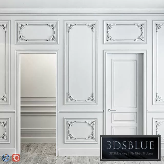 DECORATION – DECORATIVE PLASTER – 3DSKY Models – 2739