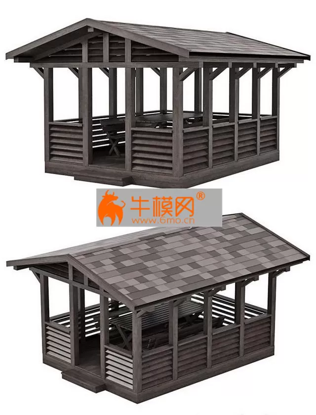 Garden gazebo made of wood 05 – 1841 Garden gazebo made of wood 05 – 1841