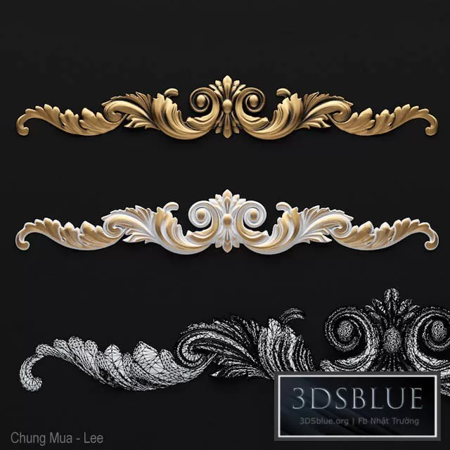 DECORATION – DECORATIVE PLASTER – 3DSKY Models – 2744