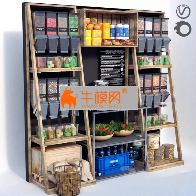 Grocery Display Shelves – 1896 Grocery Display Shelves – 1896