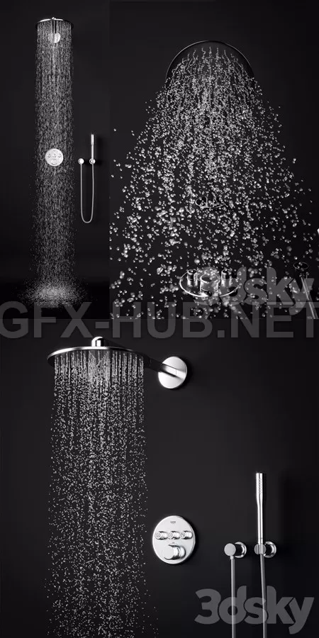 Grohe SmartControl Concealed Shower System – 1900 Grohe SmartControl Concealed Shower System – 1900
