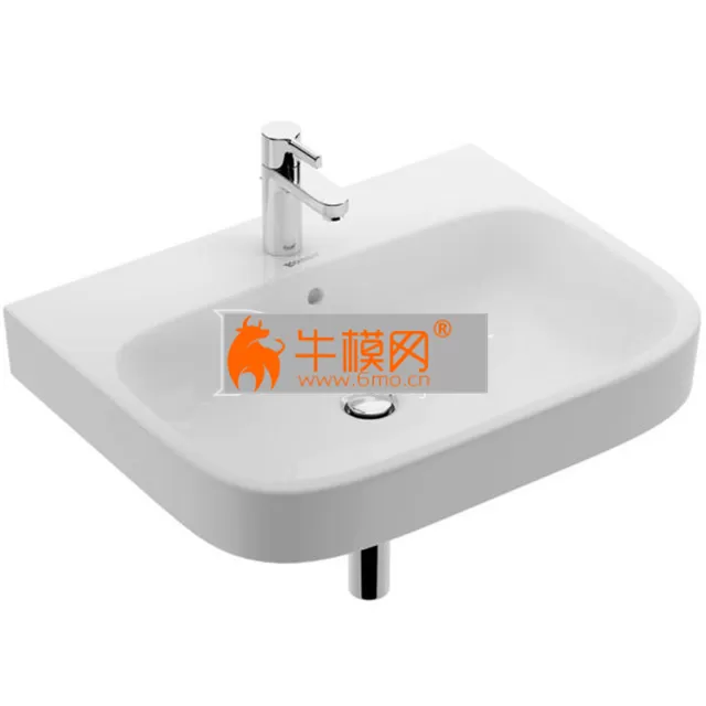 Happy D.2 2318 Washbasin by Duravit – 1925 Happy D.2 2318 Washbasin by Duravit – 1925