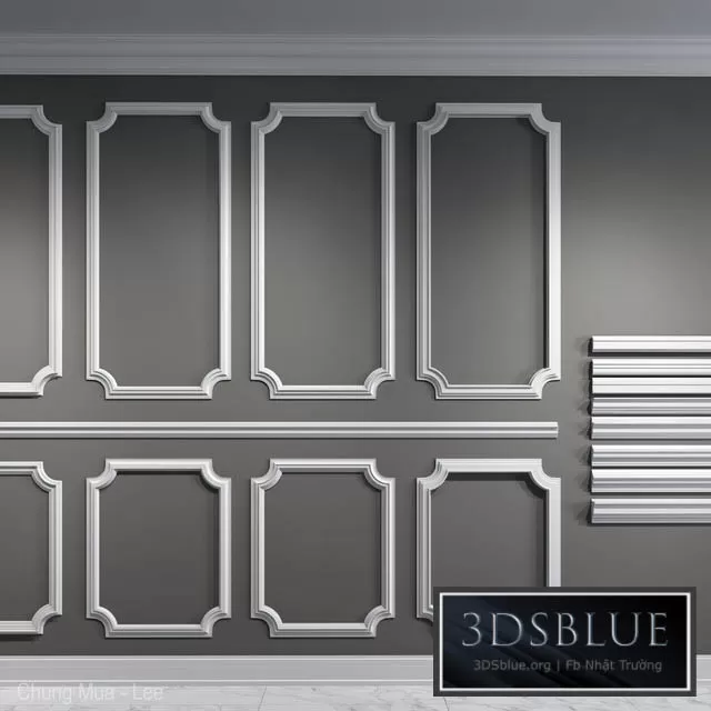 DECORATION – DECORATIVE PLASTER – 3DSKY Models – 2750