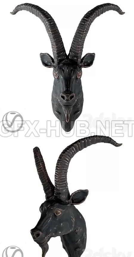 Head of a Mountain Goat – 1932 Head of a Mountain Goat – 1932