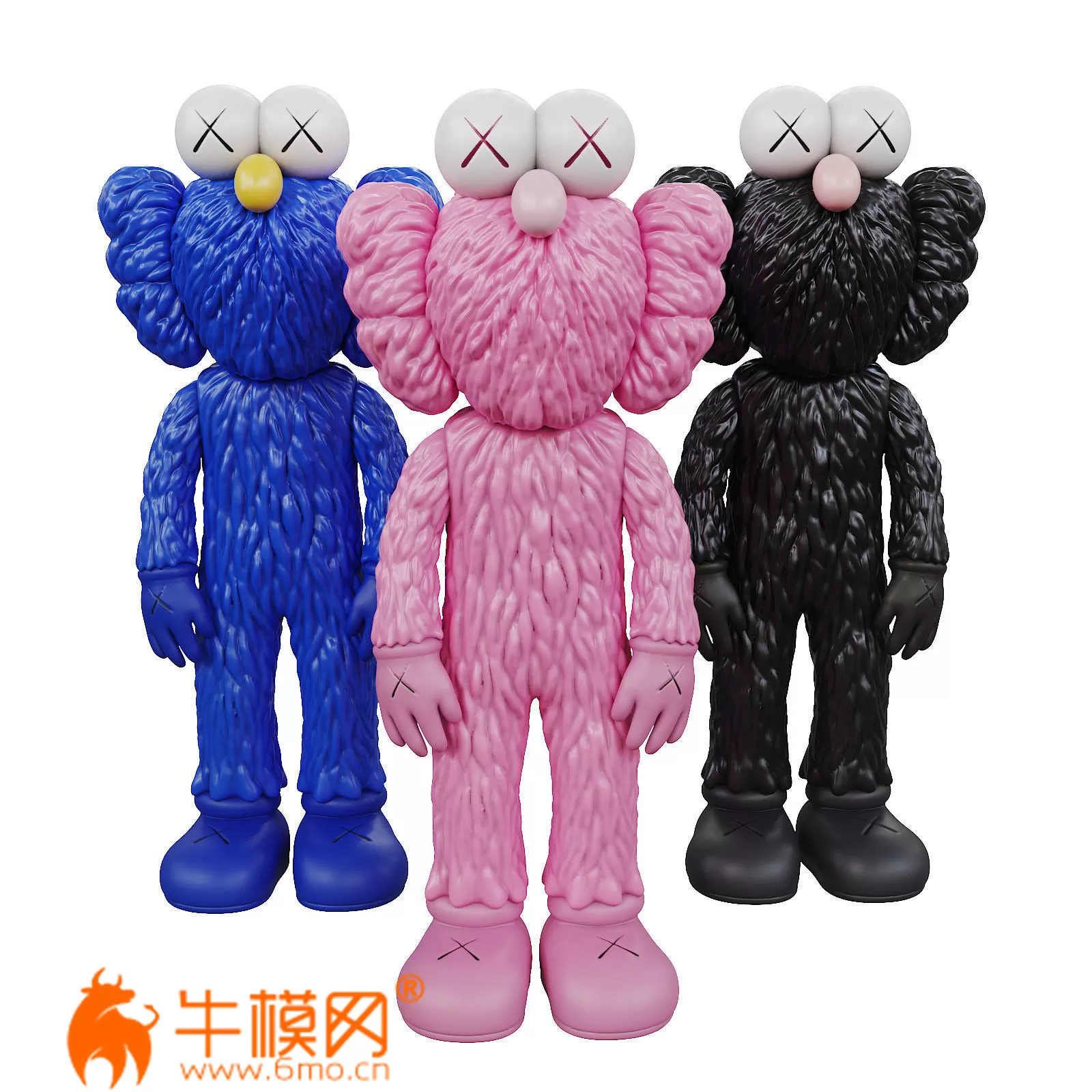 Heroes of the comic Character KAWS BFF (max, fbx) – 1945 Heroes of the comic Character KAWS BFF (max, fbx) – 1945