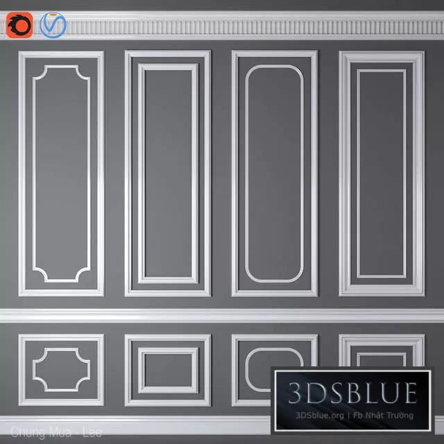 DECORATION – DECORATIVE PLASTER – 3DSKY Models – 2752