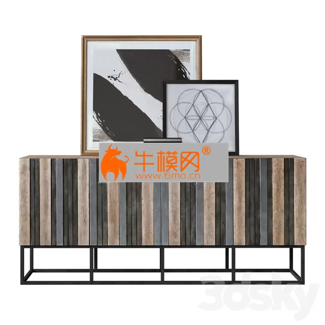 Hooker Melange Brady Credenza – 1958 Hooker Melange Brady Credenza – 1958