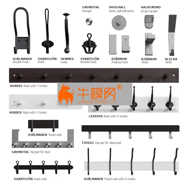 IKEA hooks and hangers – 1996