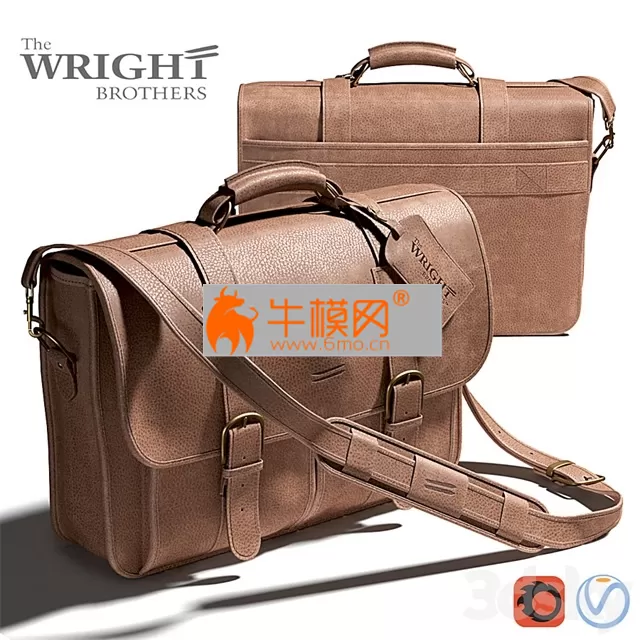 Leather mans bag from Wright Brothers – 2142 Leather mans bag from Wright Brothers – 2142