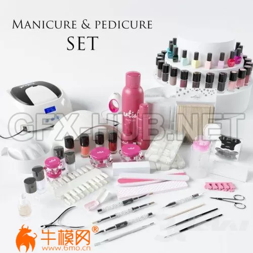 Manicure and Pedicure set (max 2011 Vray) – 2224 Manicure and Pedicure set (max 2011 Vray) – 2224