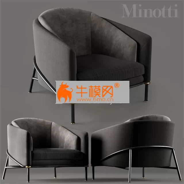 Minotti Fil noir Black – 2308