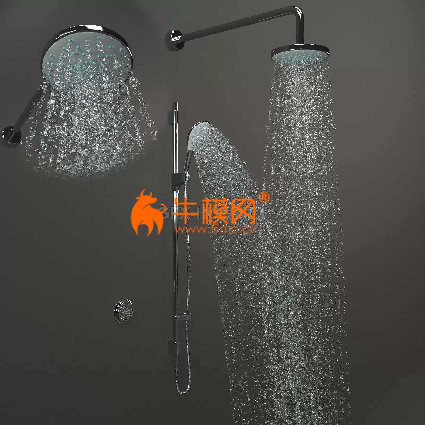 Mira Chrome faucet shower – 2327