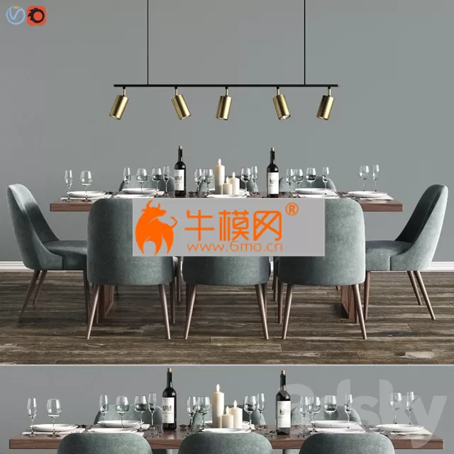 Modern Dinning Set 6 – 2338