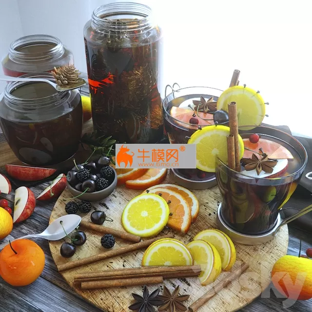 Mulled wine with honey – 2369