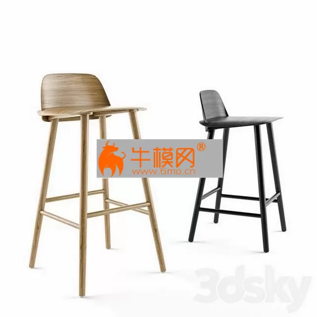 Nerd Bar Stool by Muuto – 2384
