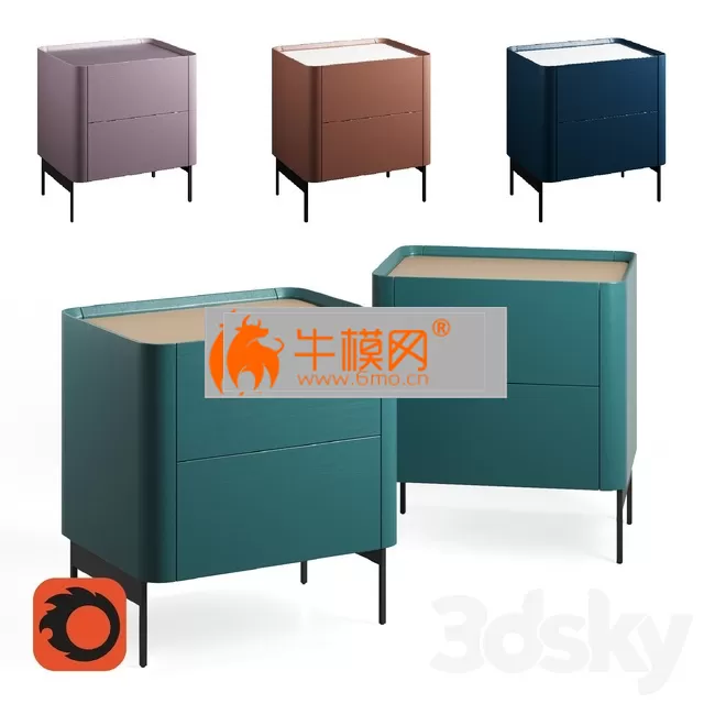 Nightstand Iris Modern – 2396