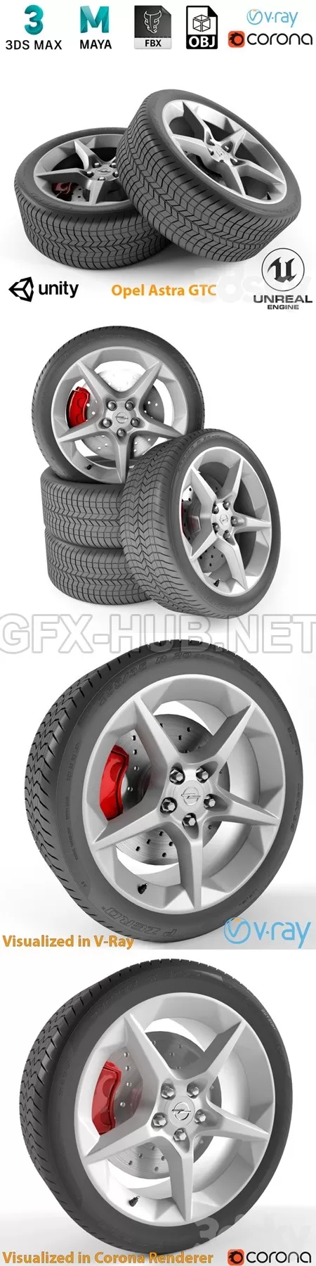 Opel Astra GTC Wheel – 2428