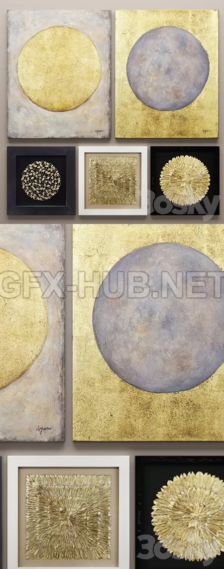 Paintings Set RENWIL – 2448