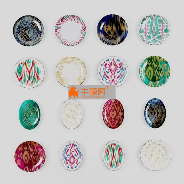 Plates Hermes Voyage En Ikat – 2513