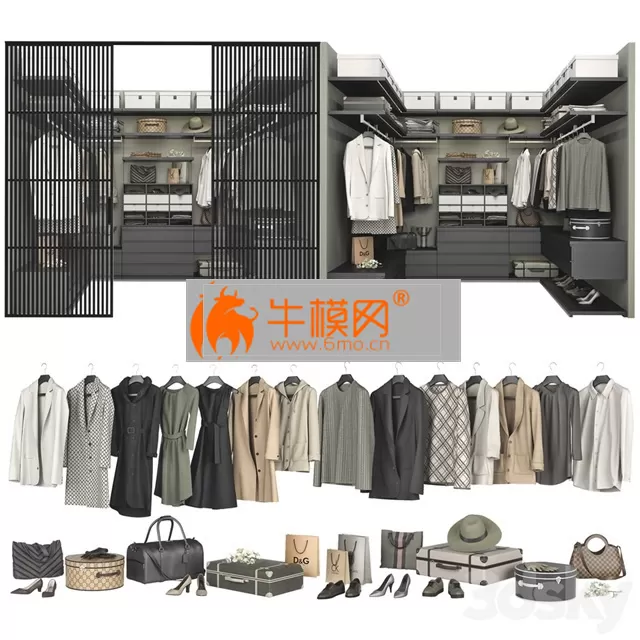 Poliform Ubik Walk in Closet 4 – 2526