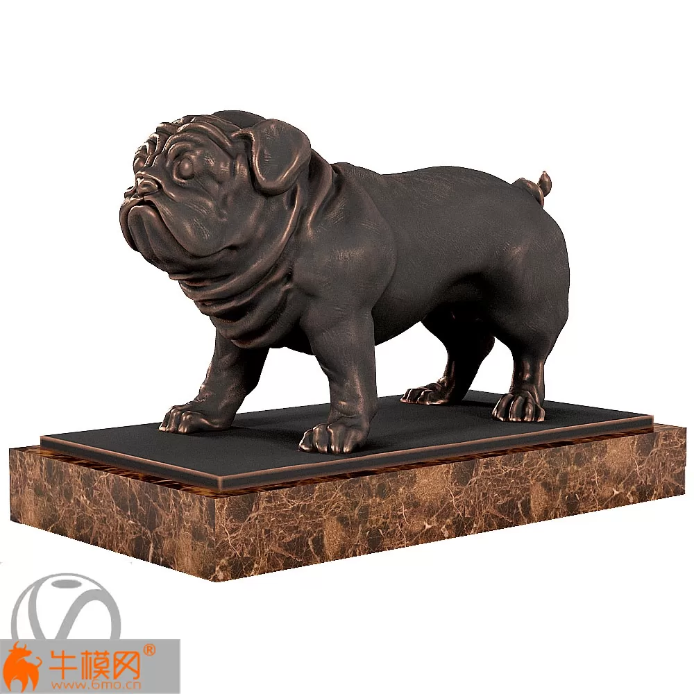 Pug Sculpture – 2590